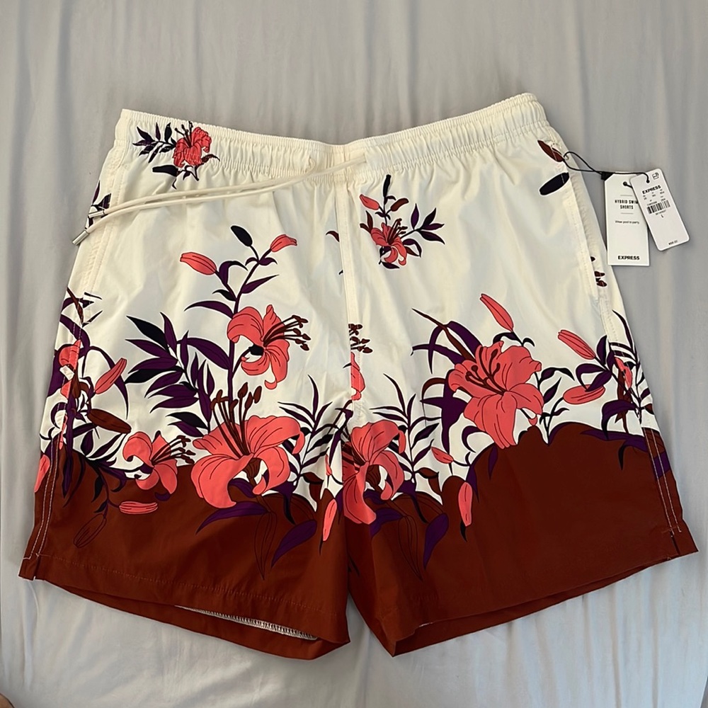 Express : Hybrid swim shorts Multi color Size large